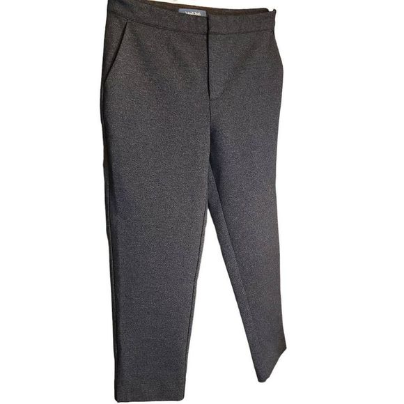 Modcloth Women's Cropped Trousers Pants Gray Size 8 NWOT - Picture 2 of 10